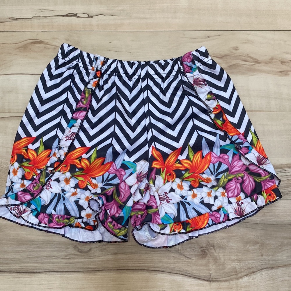 Old Navy Girl Size 8/10 Skirt/Short Bundle. Old Navy Blue Velvet Skirt and - Picture 8 of 13